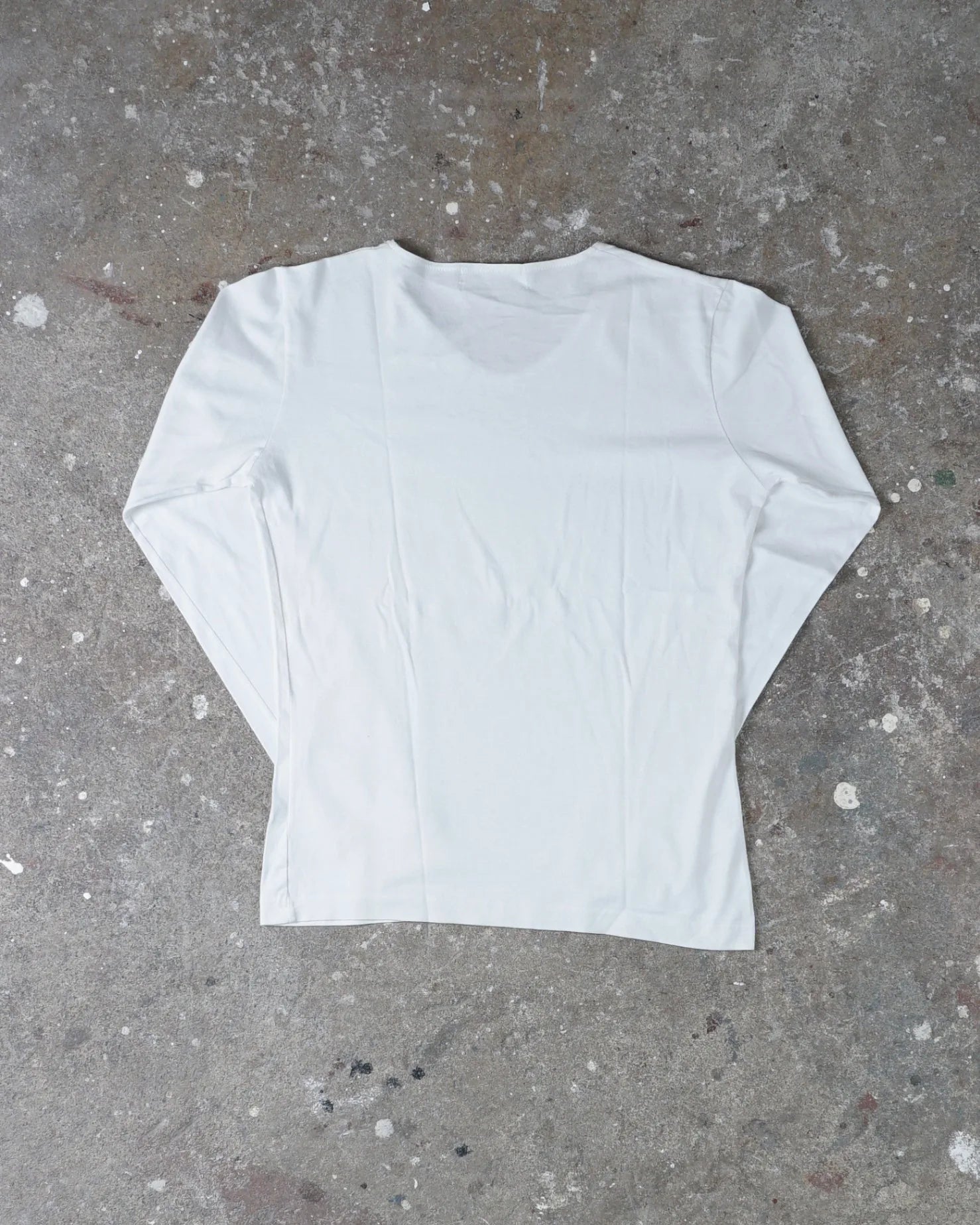 Yohji Yamamoto Long Sleeve Top White