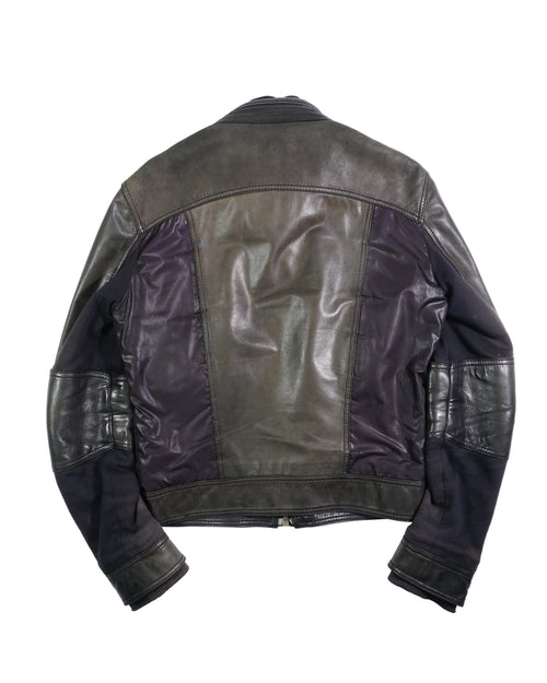 2000's Dolce &amp; Gabbana Leather Hybrid Jacket