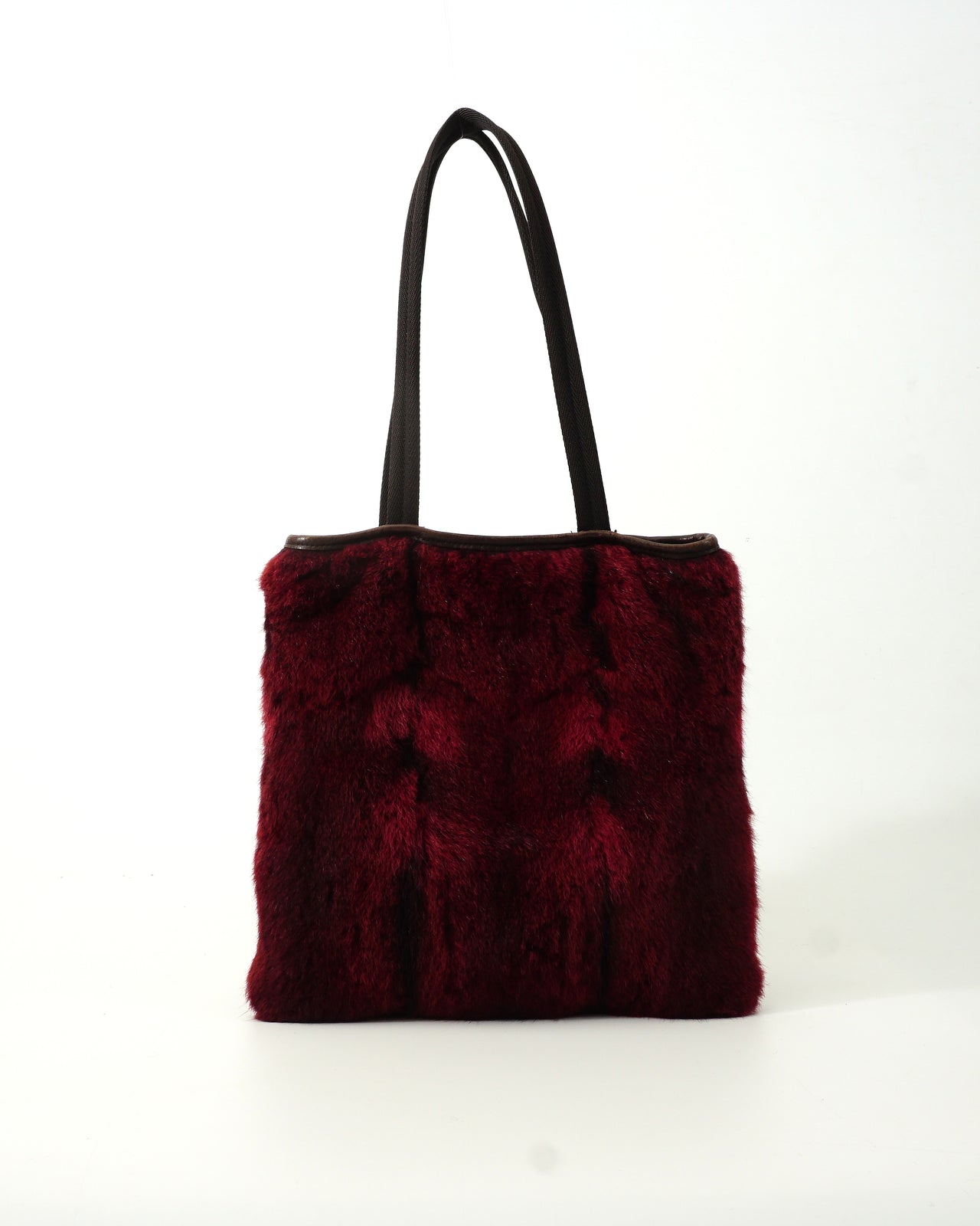 AW1999 Prada Red Fur Bag