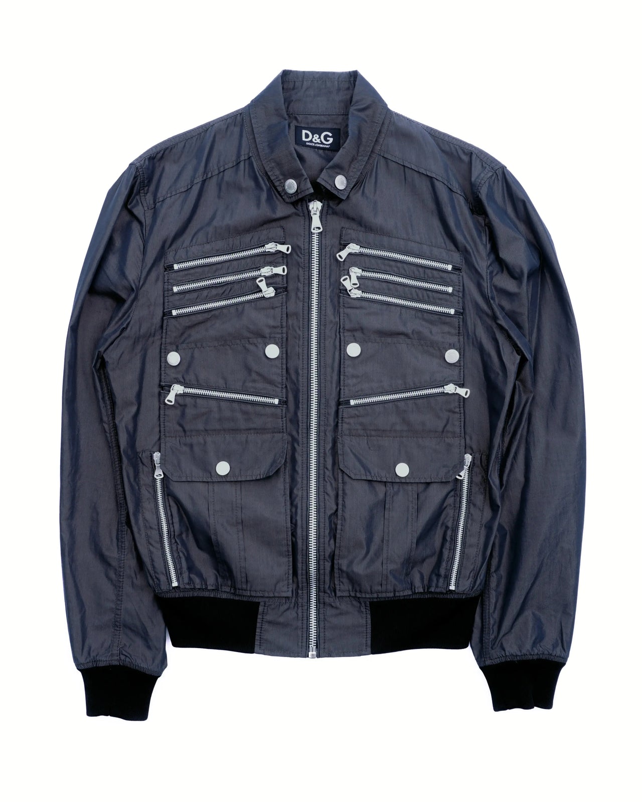 D&g Bomber Jacket Gray