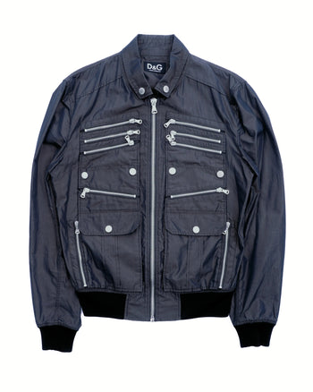 D&g Bomber Jacket Gray