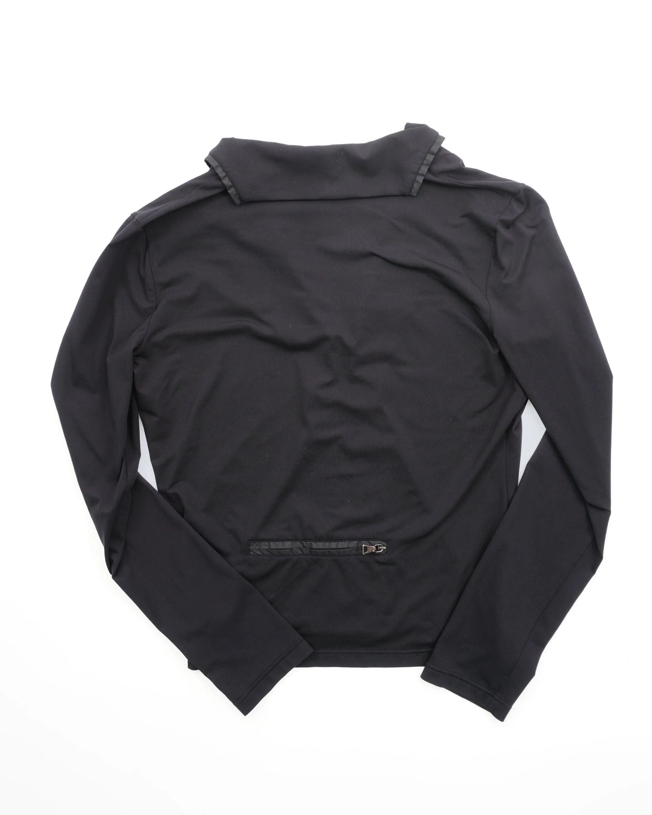 Prada Long Sleeve Zip Top Black