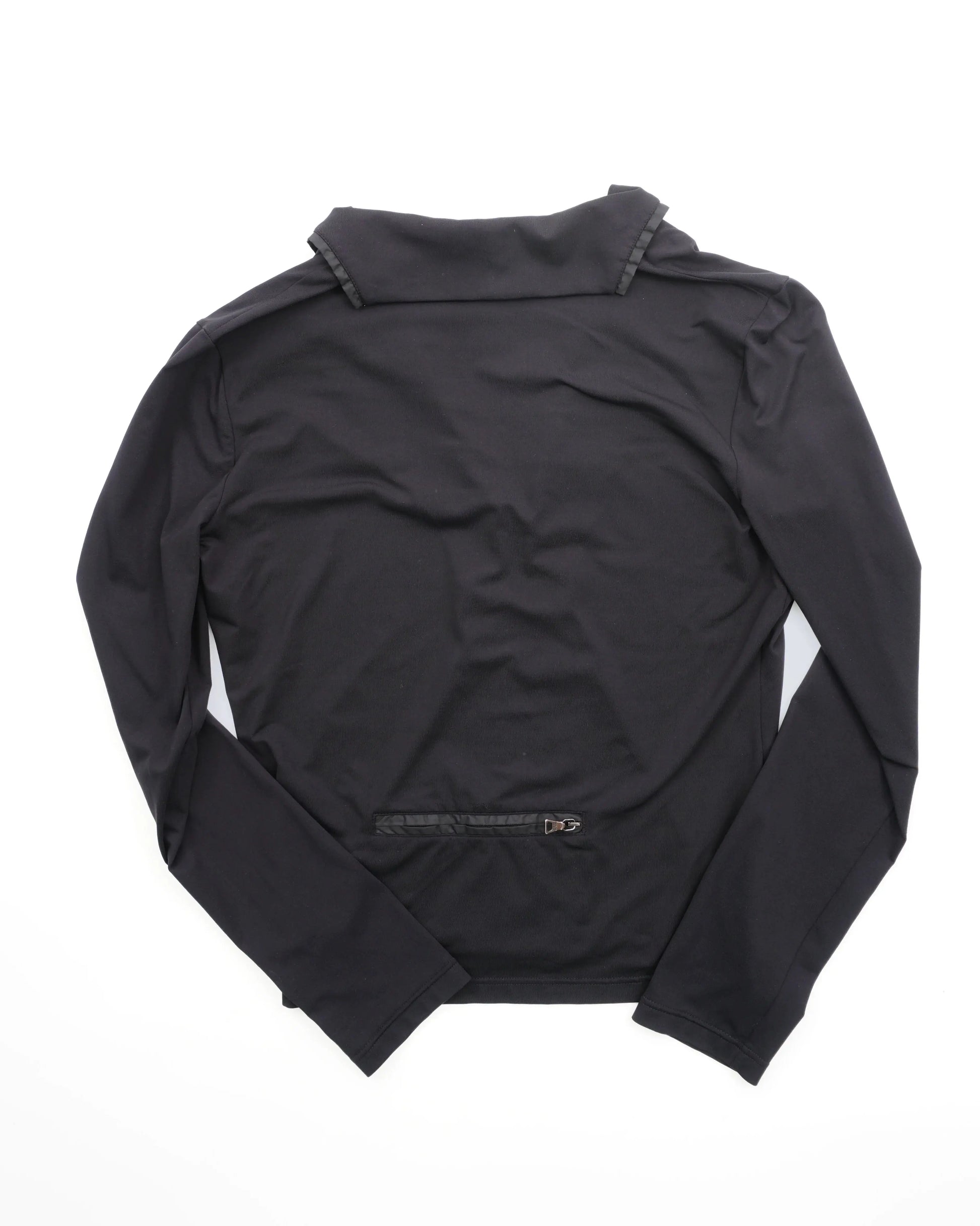 Prada Long Sleeve Zip Top Black
