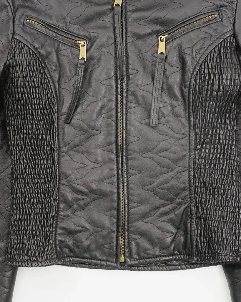 SS2008 Dolce & Gabbana Leather Jacket Black