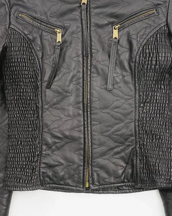SS2008 Dolce & Gabbana Leather Jacket Black