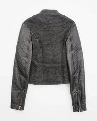 SS2008 Dolce & Gabbana Leather Jacket Black