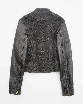 SS2008 Dolce & Gabbana Leather Jacket Black