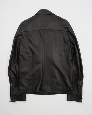 2000's Dolce & Gabbana Leather Jacket Black