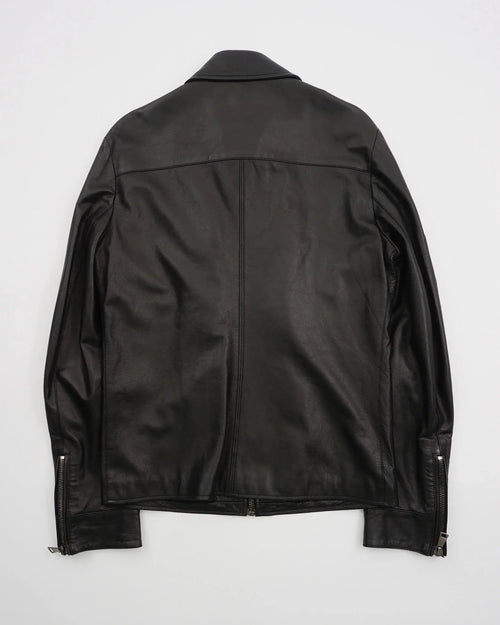 2000's Dolce & Gabbana Leather Jacket Black