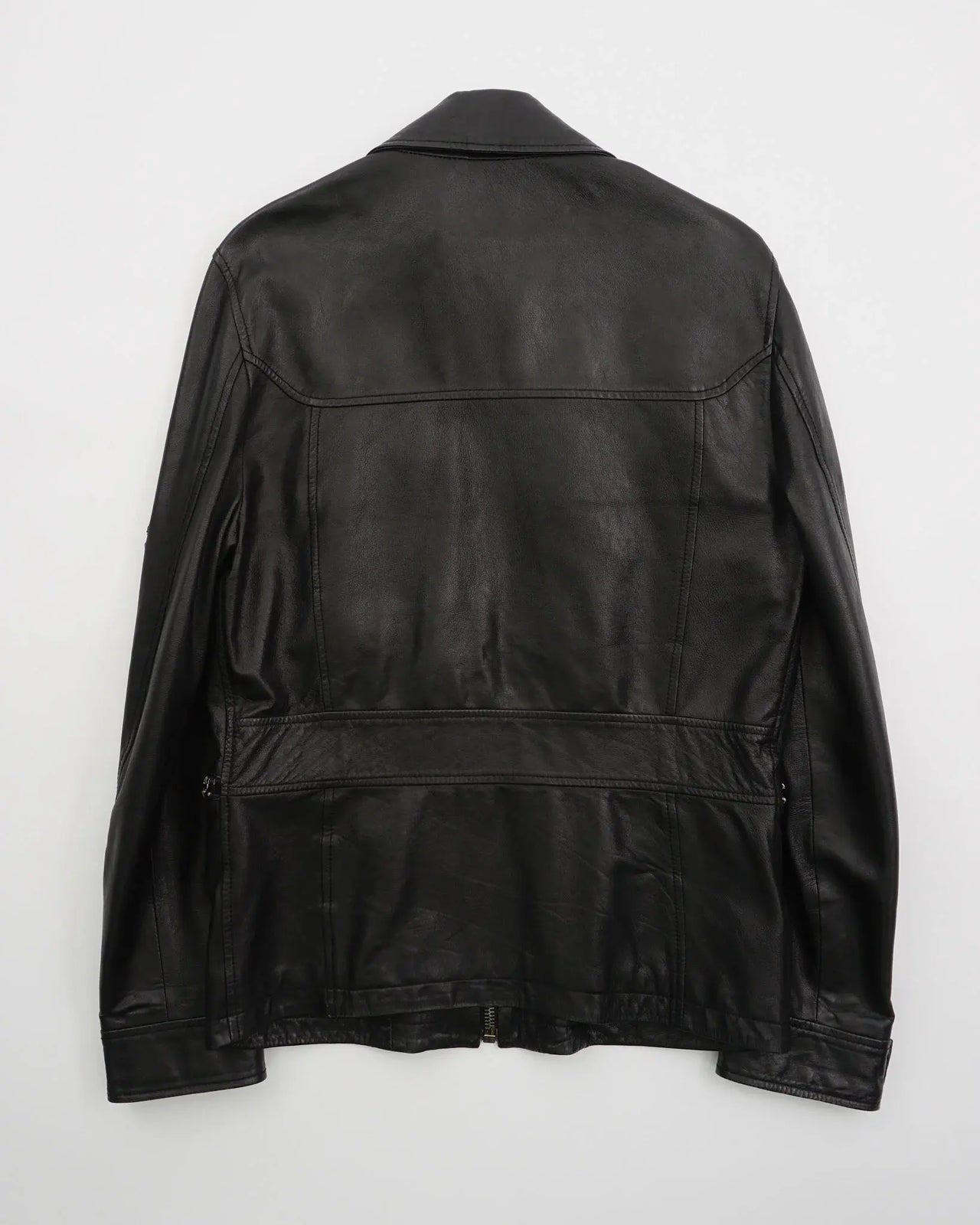 2000's Dolce & Gabbana Leather Jacket Black