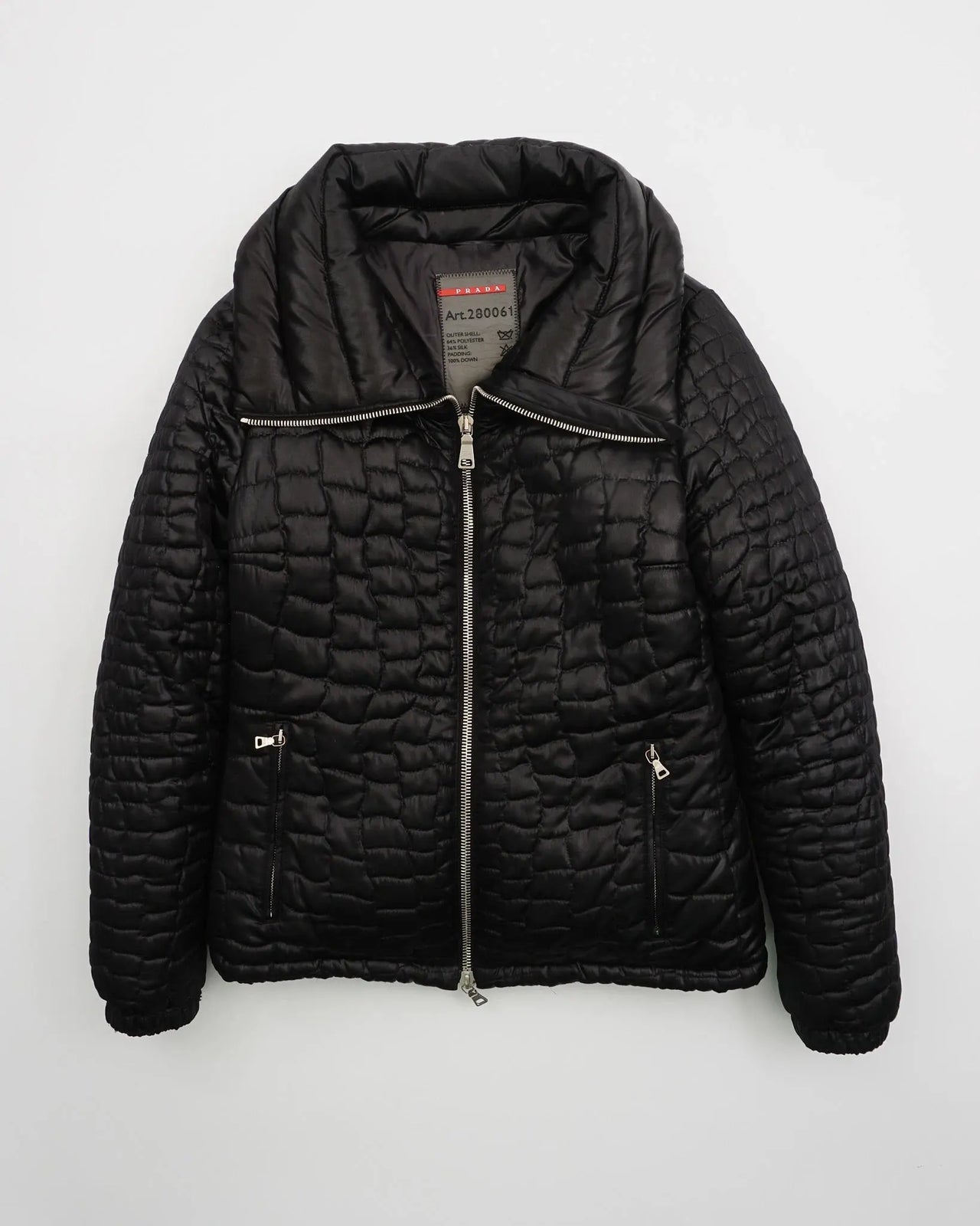 1990's Prada Puffer Jacket Black