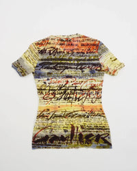 SS1998 Jean Paul Gaultier Short Sleeve Mesh Tee Multi
