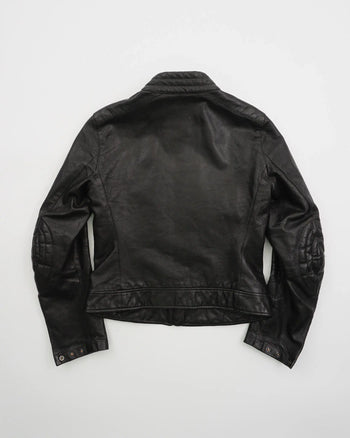 2000's Prada Leather jacket Black