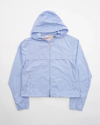 Prada Hooded Windbreaker Jacket Blue