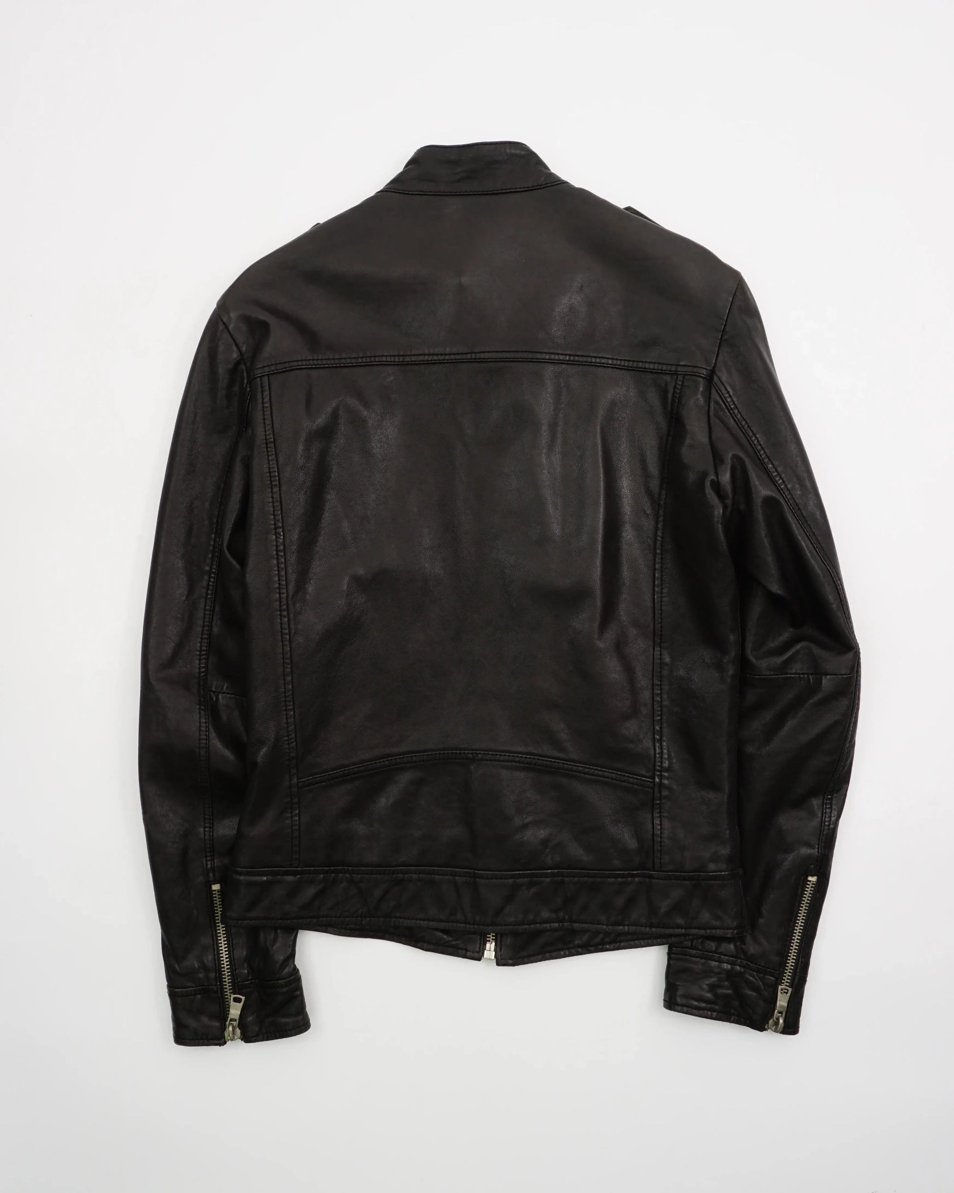 2000's Cavalli Leather Jacket Black