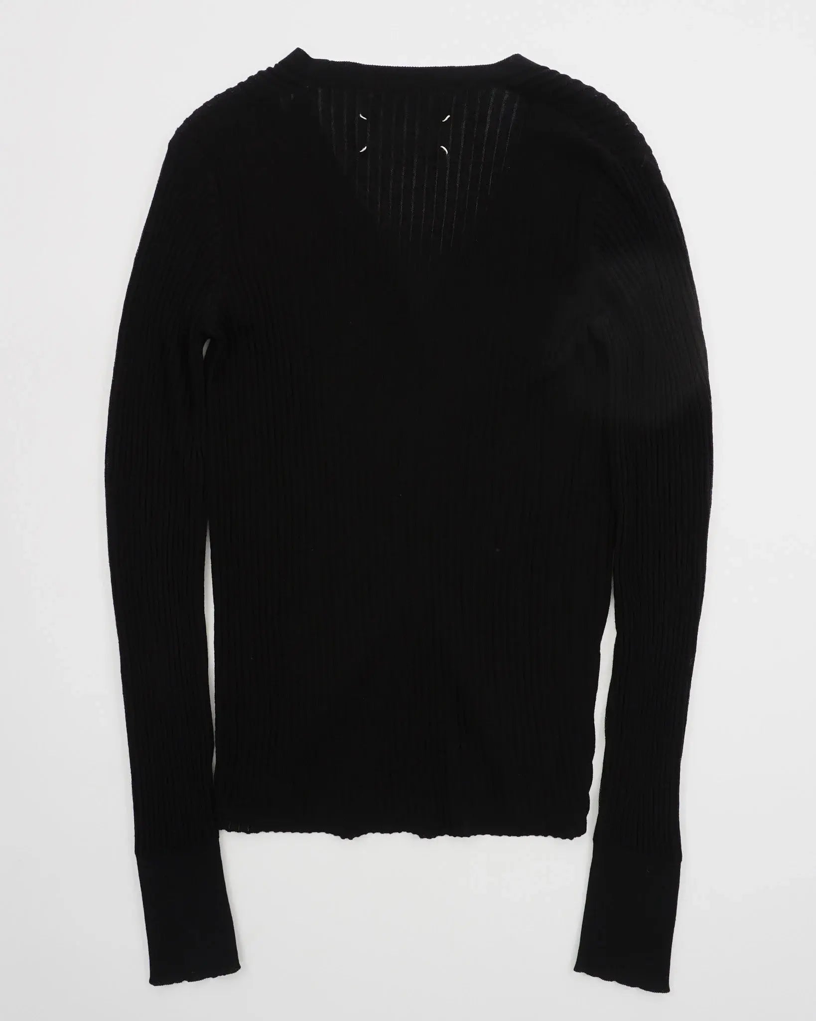 2000's MM4 Wool Cardigan Black