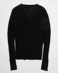 2000's MM4 Wool Cardigan Black
