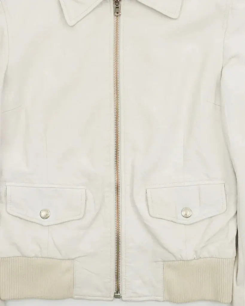 2000's Dolce & Gabbana Leather jacket White