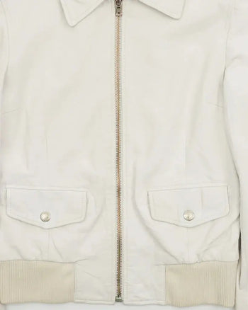 2000's Dolce & Gabbana Leather jacket White