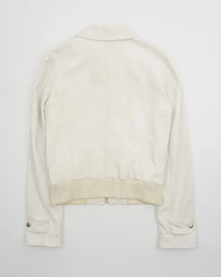 2000's Dolce & Gabbana Leather jacket White