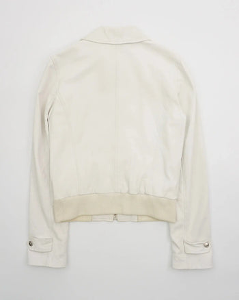 2000's Dolce & Gabbana Leather jacket White