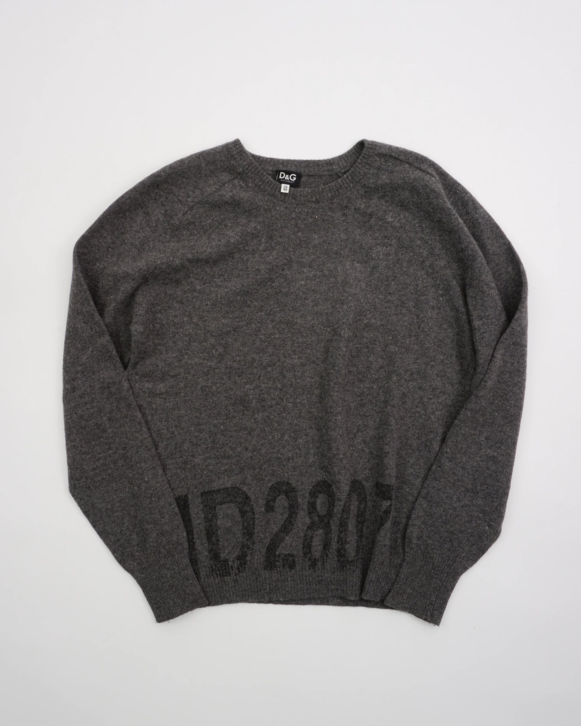 AW2004 Dolce & Gabbana Sweater Gray