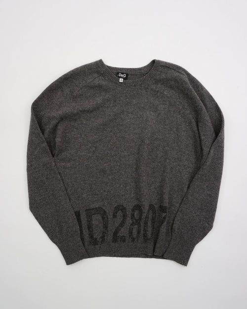 AW2004 Dolce & Gabbana Sweater Gray
