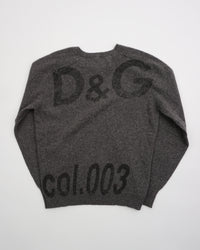 AW2004 Dolce & Gabbana Sweater Gray