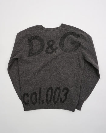 AW2004 Dolce & Gabbana Sweater Gray