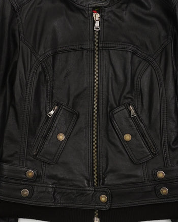 2000's Dolce & Gabbana Leather Moto Jacket