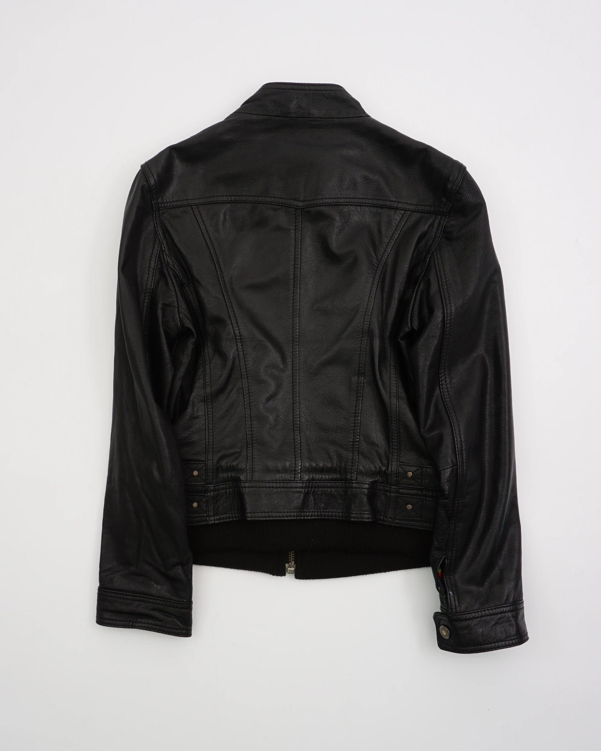 2000's Dolce & Gabbana Leather Moto Jacket
