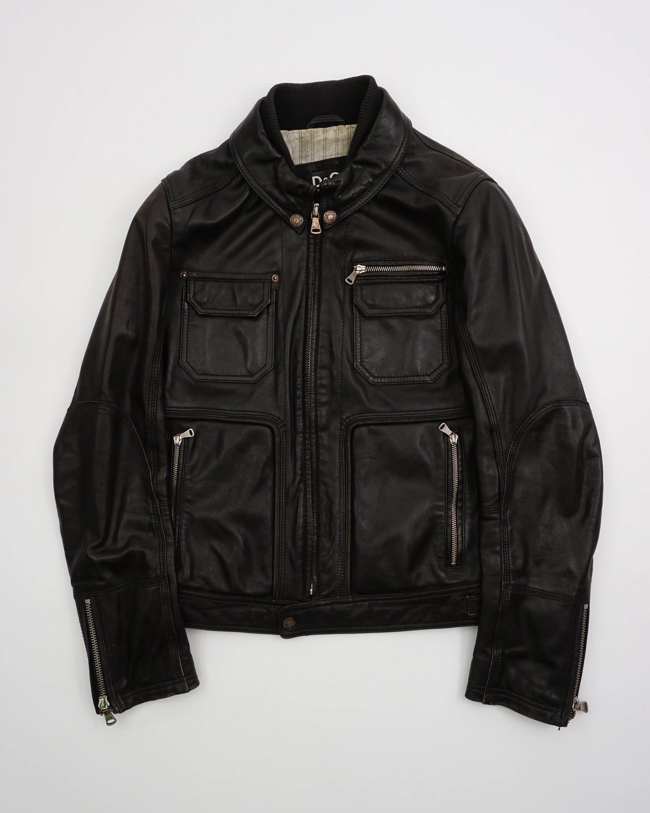 2000's Dolce & Gabbana Multipocket Lambskin Jacket