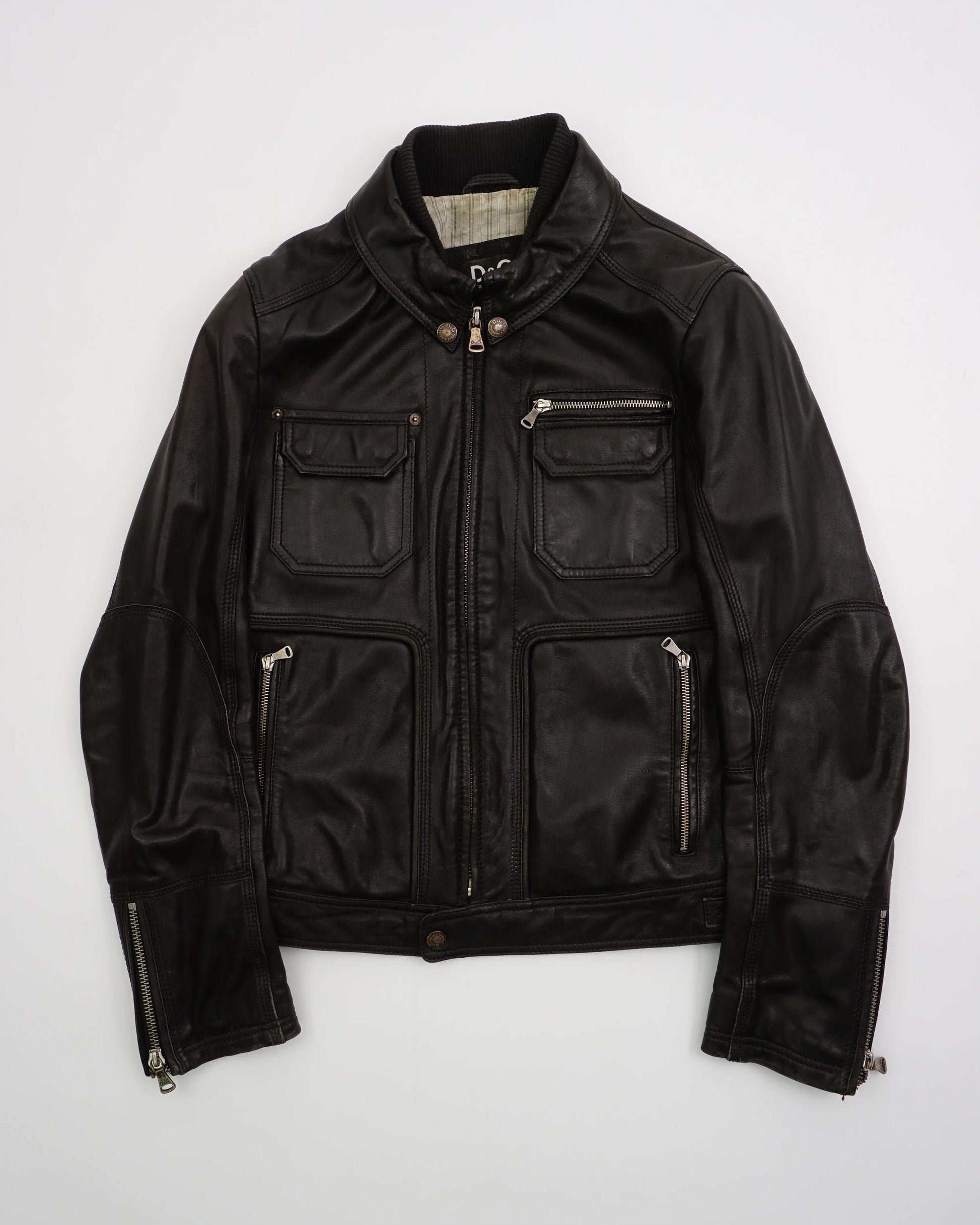 2000's Dolce & Gabbana Multipocket Lambskin Jacket