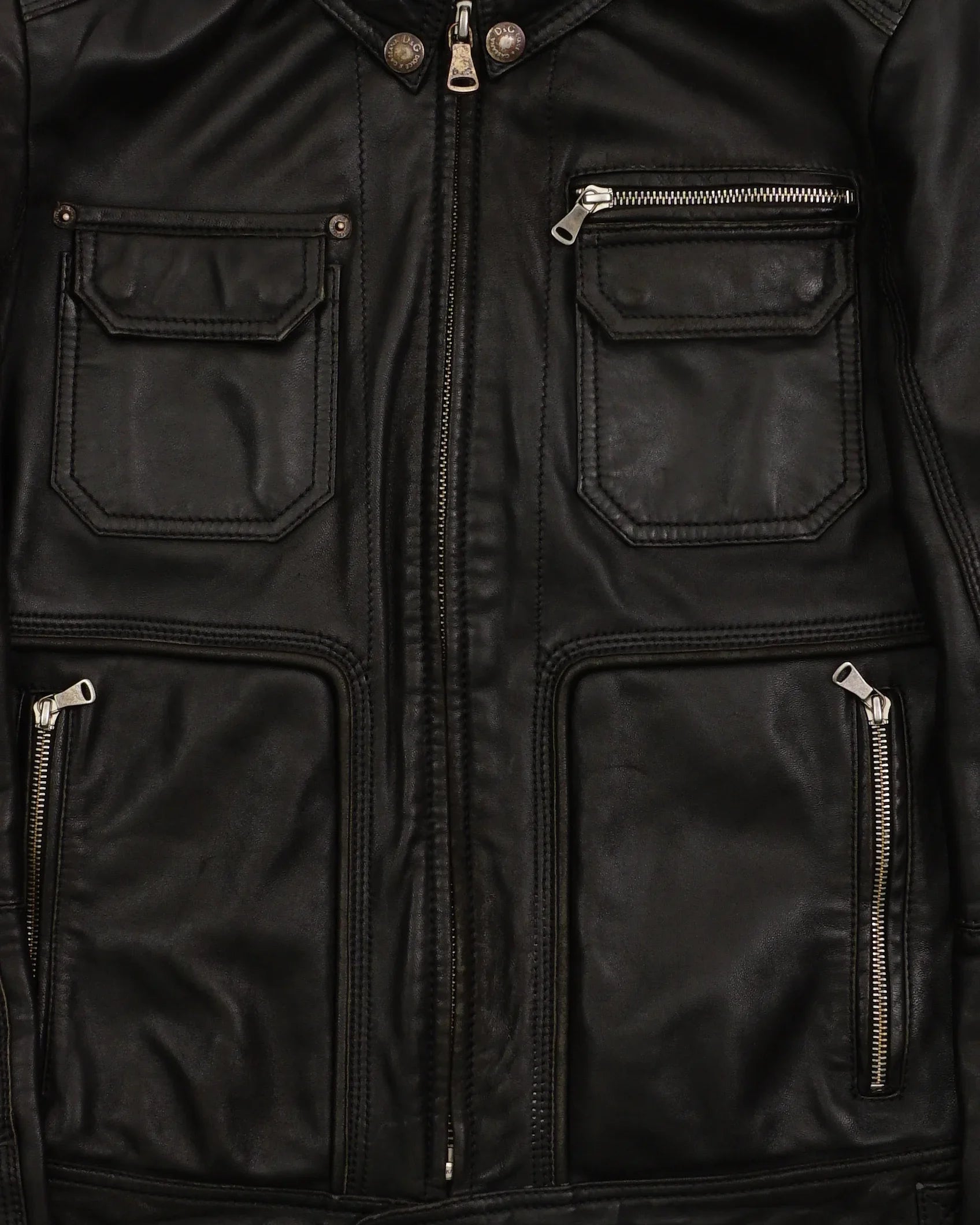 2000's Dolce & Gabbana Multipocket Lambskin Jacket