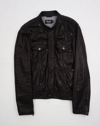 2000's Dolce & Gabbana Lambskin Jacket Black