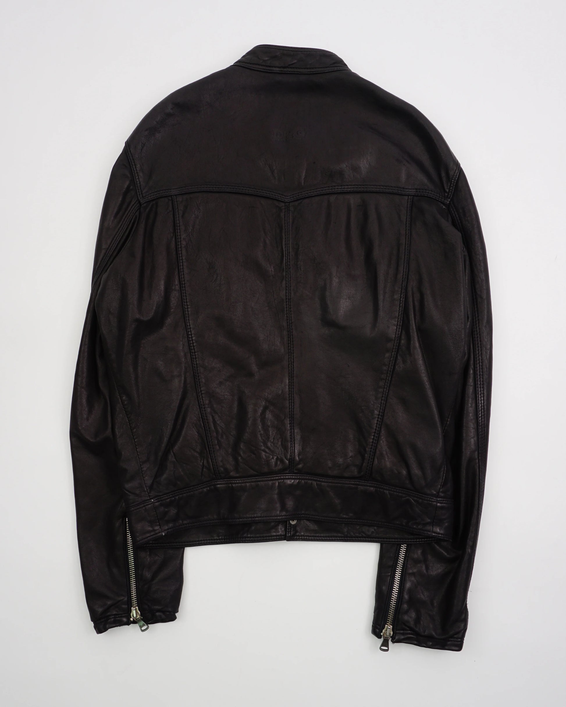 2000's Dolce & Gabbana Lambskin Jacket Black