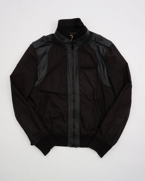 2000's Dolce & Gabbana Nylon Leather Jacket