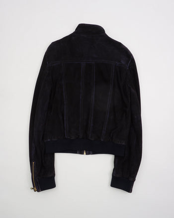 2000's Dolce & Gabbana Navy Suede Jacket