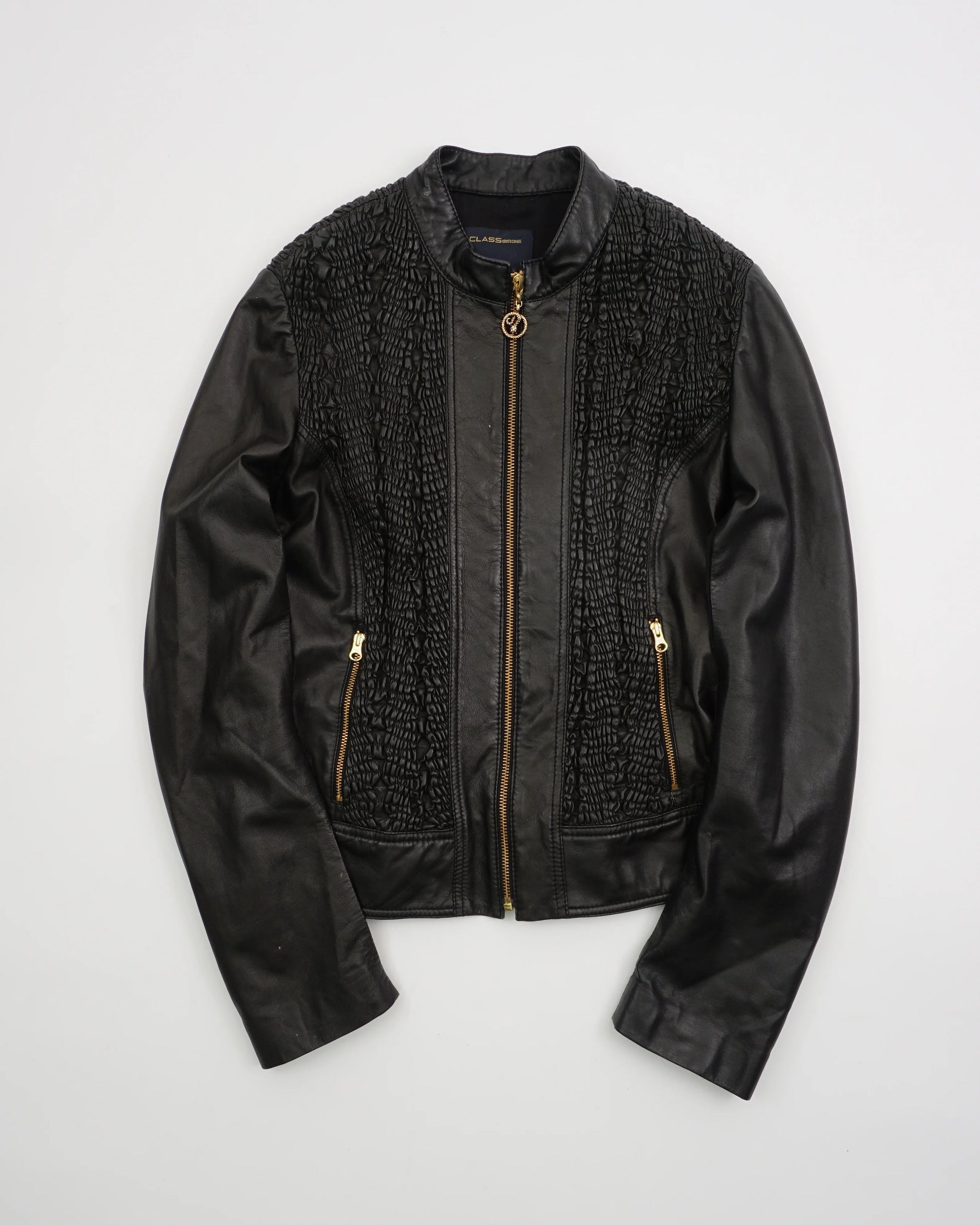 2000's Cavalli Moto Jacket Black