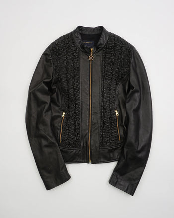 2000's Cavalli Moto Jacket Black
