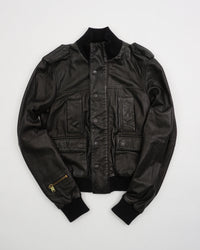 AW 2008 GF, Ferre Leather Jacket Black