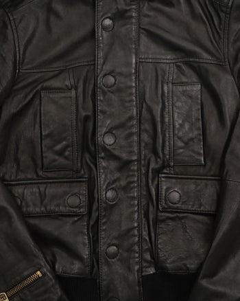 AW 2008 GF, Ferre Leather Jacket Black