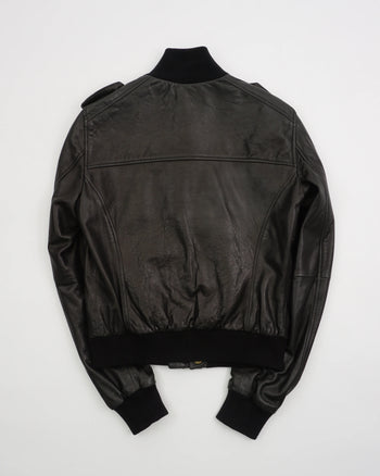 AW 2008 GF, Ferre Leather Jacket Black