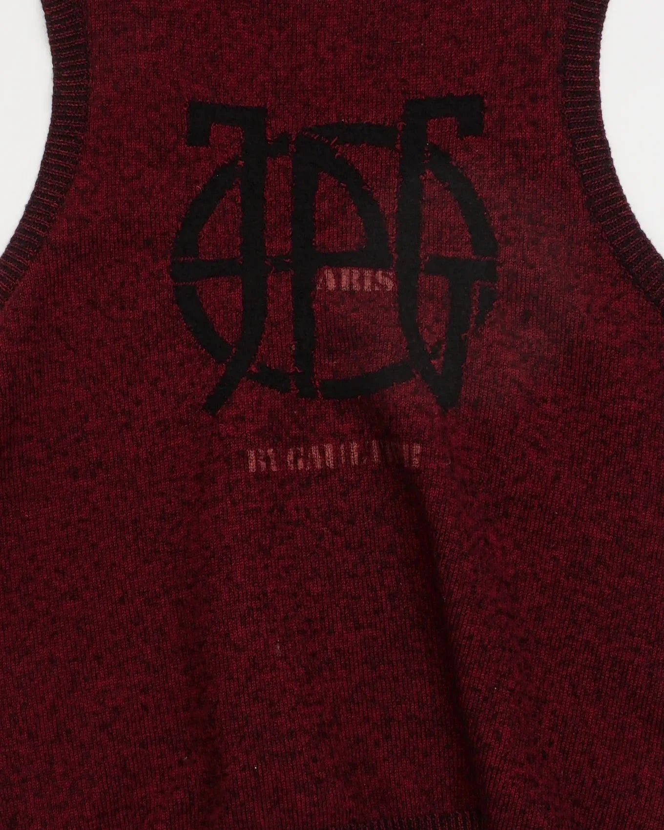 Jean Paul Gaultier Sweater Vest Red