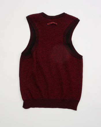 Jean Paul Gaultier Sweater Vest Red