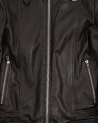 2000's Dolce & Gabbana Leather Jacket Black
