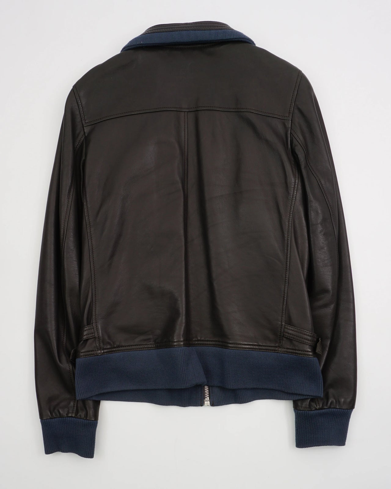 2000's Dolce & Gabbana Leather Jacket Black