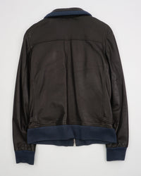 2000's Dolce & Gabbana Leather Jacket Black