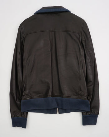 2000's Dolce & Gabbana Leather Jacket Black