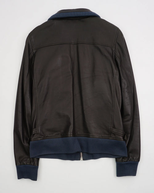 2000's Dolce & Gabbana Leather Jacket Black